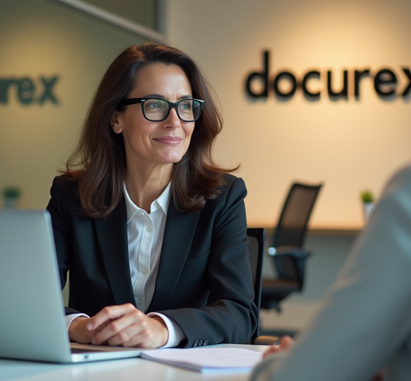 Beraterin im docurex Datenraum